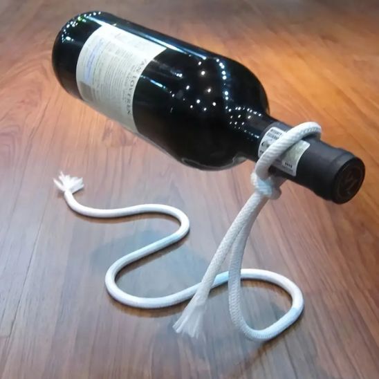 Porte Bouteille de Vin en Acier Inoxydable