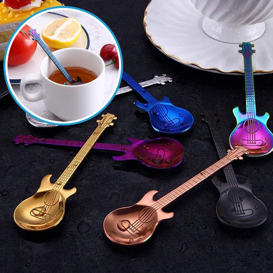 Cuillère à café en Forme de Guitare