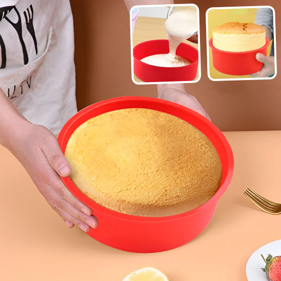 Moule Rond Antiadhésif en Silicone 10/15/20/25 CM