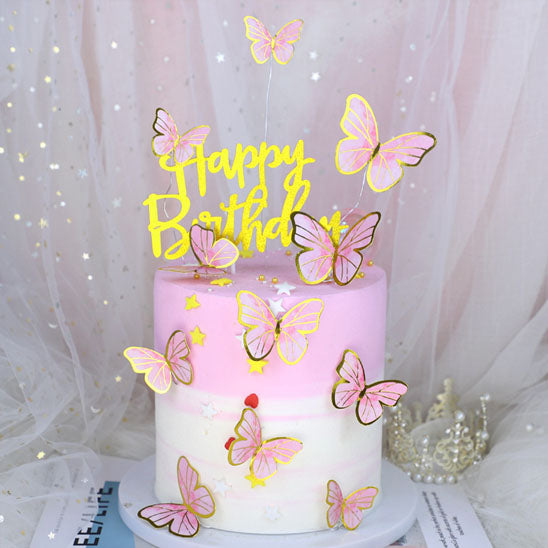 Décoration Gâteau Papillon 10/20 pièces