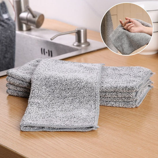 Serviette Absorbante Épaissie de Style Japonais 5 pièces