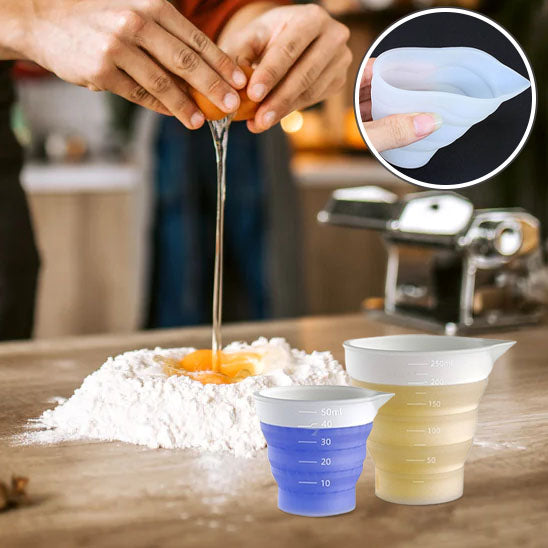 Tasse à Mesurer Pliable en Silicone