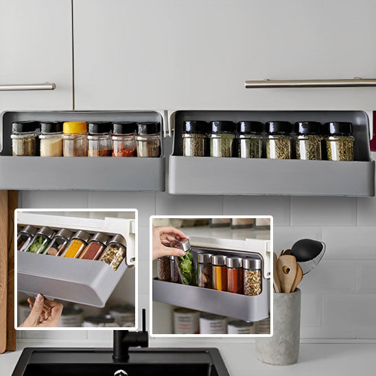 Étagère à Épices de Cuisine Auto-Adhésive