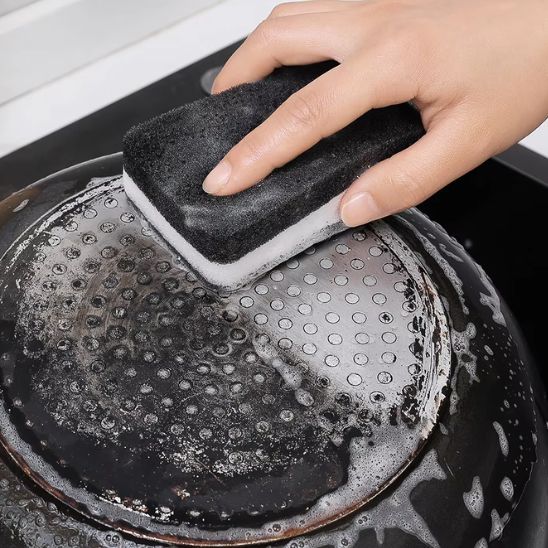 Éponge à Vaisselle Double Face Épaisse
