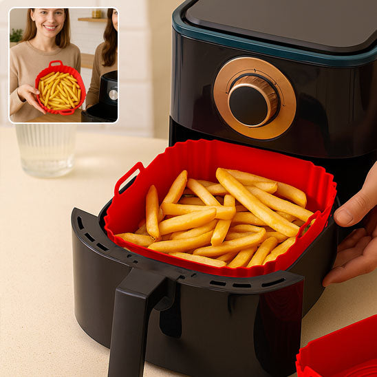 Moule en Silicone Antiadhésif pour Friteuse à Air