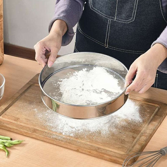 Tamis à Farine en Acier Inoxydable