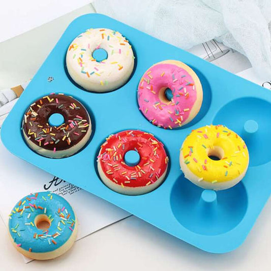 Moule à beignets en Silicone 6 cavités