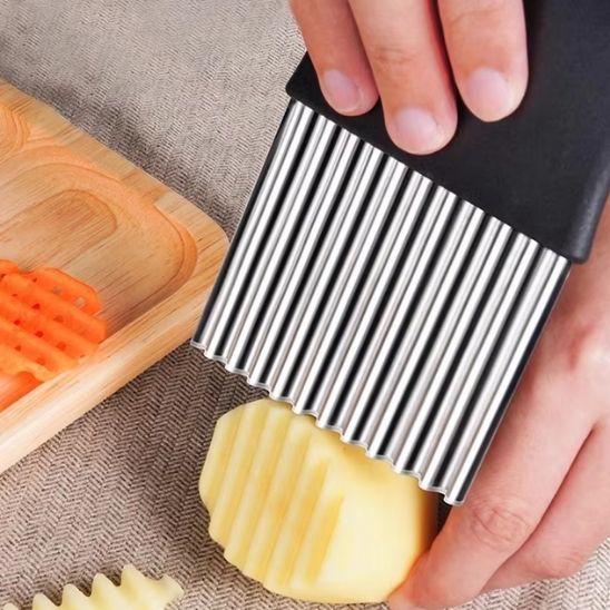 Couteau Ondulé à Frites