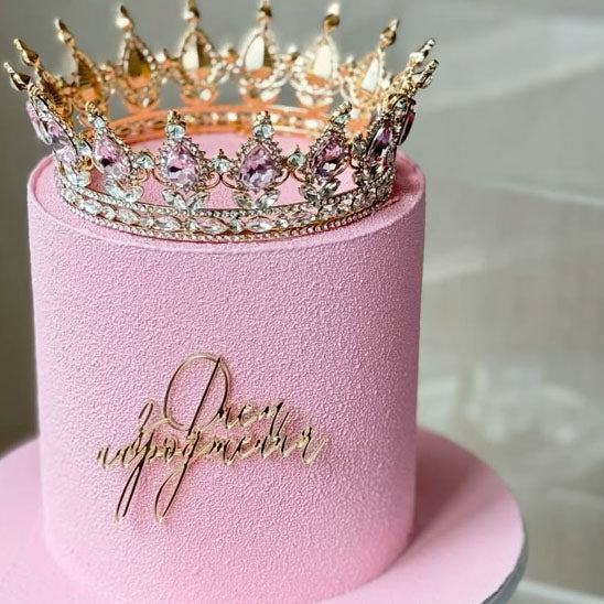 Décoration de Gâteau en Cristal