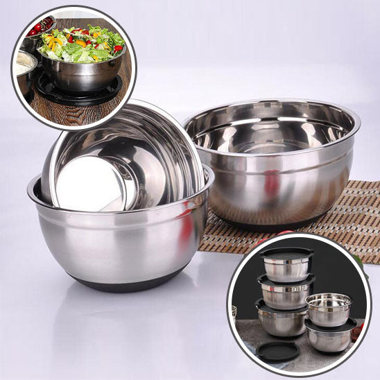 Ensemble de 6 Saladiers avec Couvercle