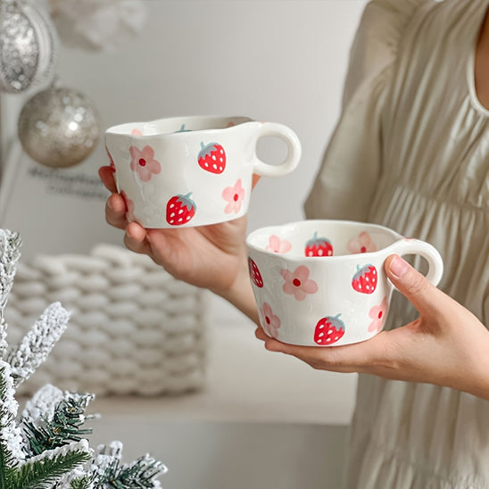 Tasses en Céramique Peintes à la Main