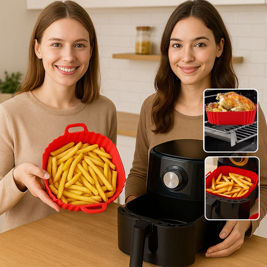 Moule en Silicone Antiadhésif pour Friteuse à Air