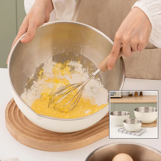 Bols à Mélanger en Acier Inoxydable 304