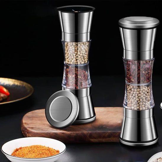 Moulin à Poivre 2 en 1 en Acier Inoxydable