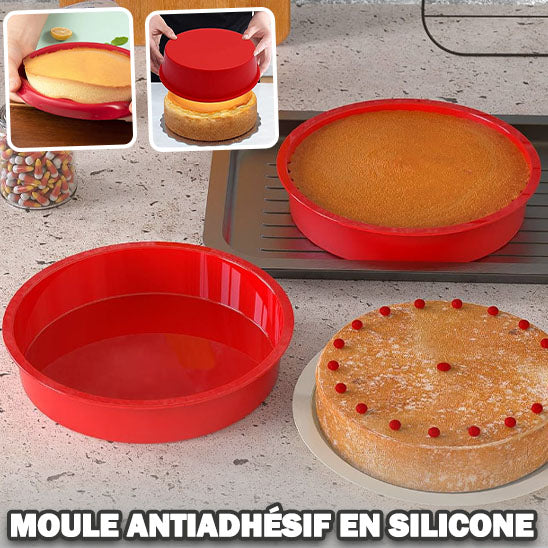 Moule Rond Antiadhésif en Silicone 10/15/20/25 CM