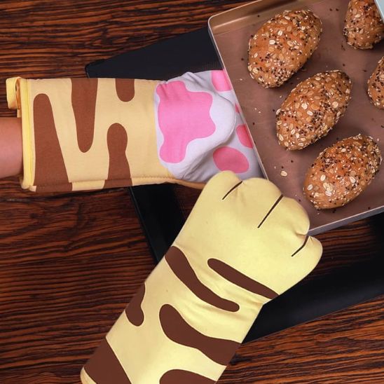 Gant Cuisine Patte de Chat Antidérapant