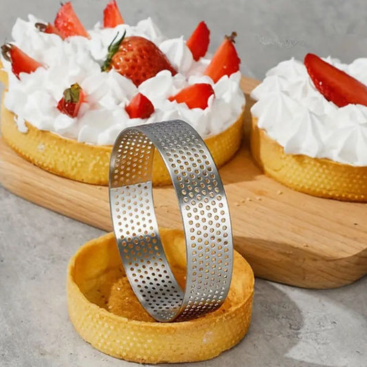 Anneaux de Tartes en Acier Inoxydable 4 pièces