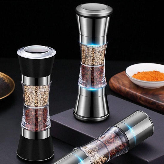 Moulin à Poivre 2 en 1 en Acier Inoxydable