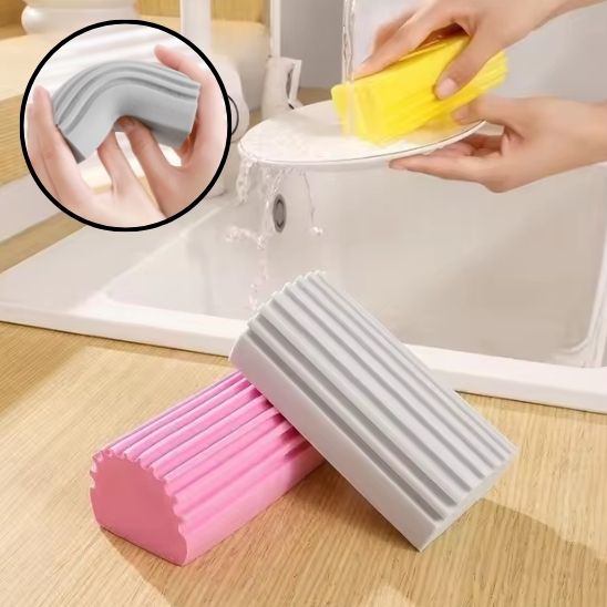 Éponges de Nettoyage Humides Réutilisables 3/6 pièces