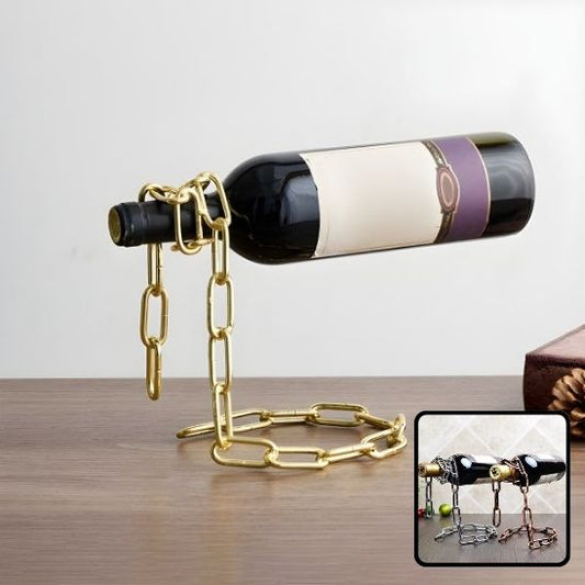 Porte Bouteille de Vin Chaine Magique