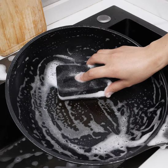 Éponge à Vaisselle Double Face Épaisse