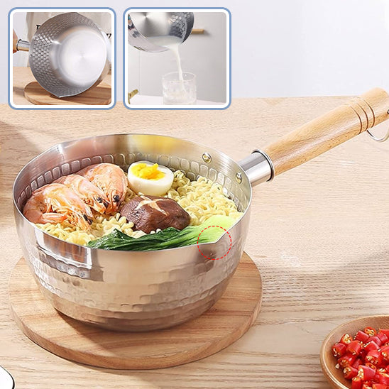 Casserole en Acier Inoxydable avec Couvercle