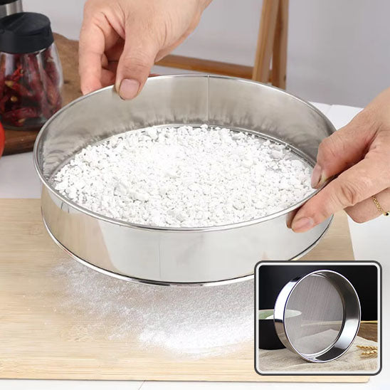 Tamis à Farine en Acier Inoxydable