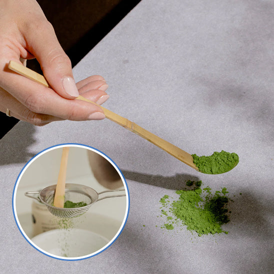 2 Cuillère à matcha en bambou
