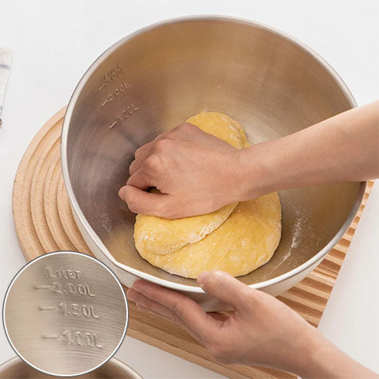 Bols à Mélanger en Acier Inoxydable 304