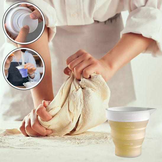 Tasse à Mesurer Pliable en Silicone