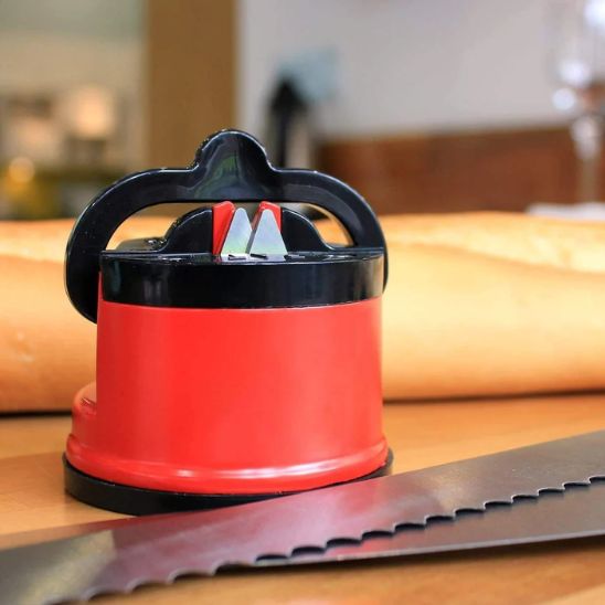 Aiguiseur de Couteaux avec Ventouse