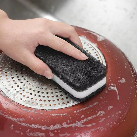 Éponge à Vaisselle Double Face Épaisse