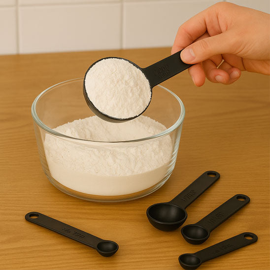 Tasse et Cuillère doseuses (10 pièces)