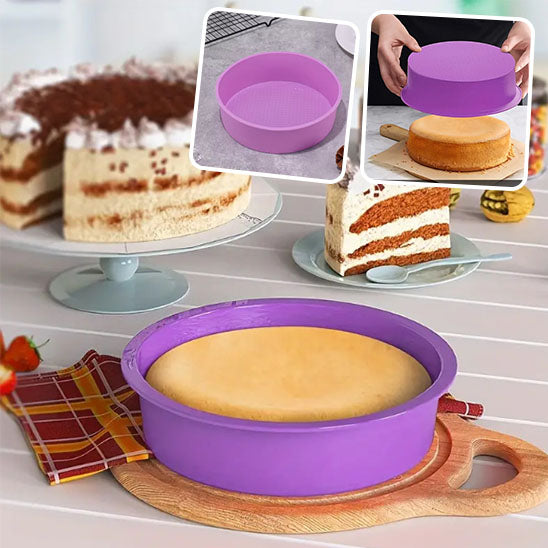 Moule Rond Antiadhésif en Silicone 10/15/20/25 CM