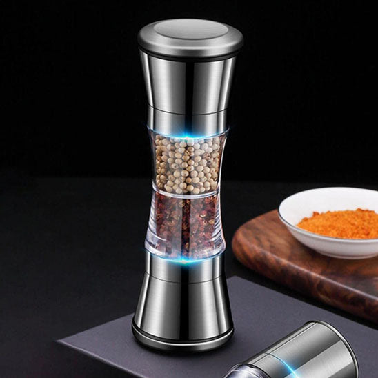 Moulin à Poivre 2 en 1 en Acier Inoxydable