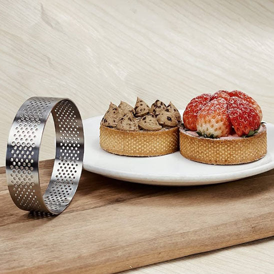 Anneaux de Tartes en Acier Inoxydable 4 pièces