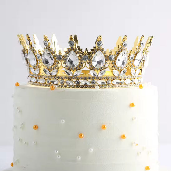 Décoration de Gâteau en Cristal