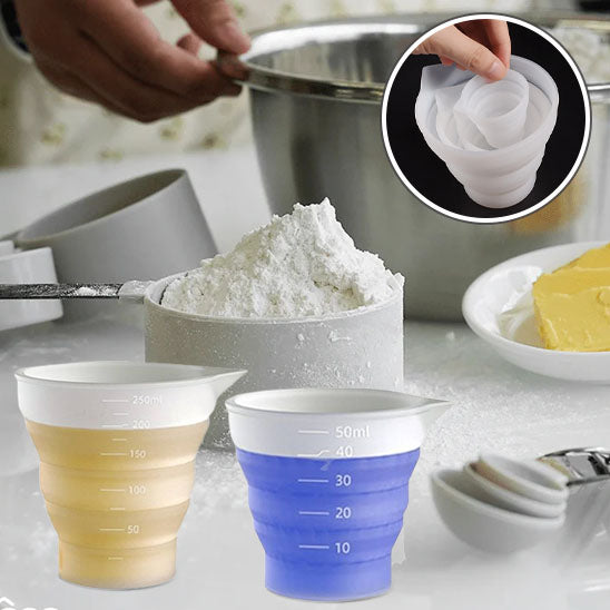 Tasse à Mesurer Pliable en Silicone