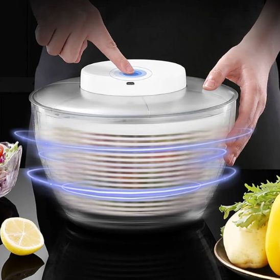 Essoreuse à salade 4,75 l Électrique