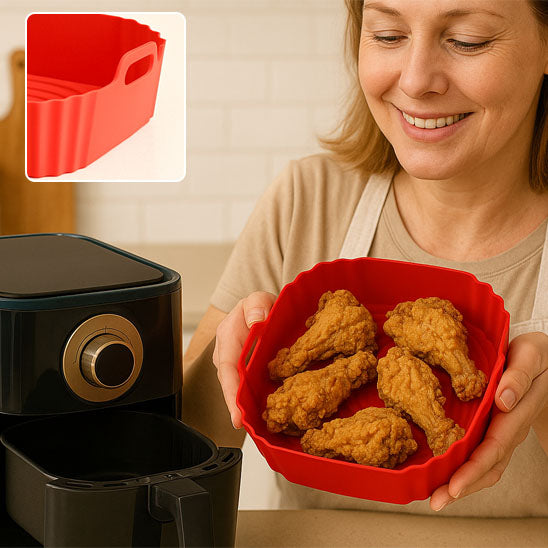 Moule en Silicone Antiadhésif pour Friteuse à Air