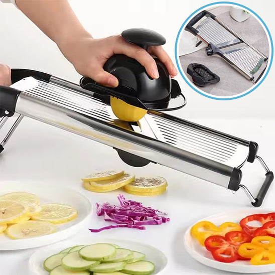 La Mandoline Réglable en Acier Inoxydable