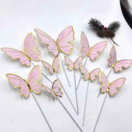 Décoration Gâteau Papillon 10/20 pièces