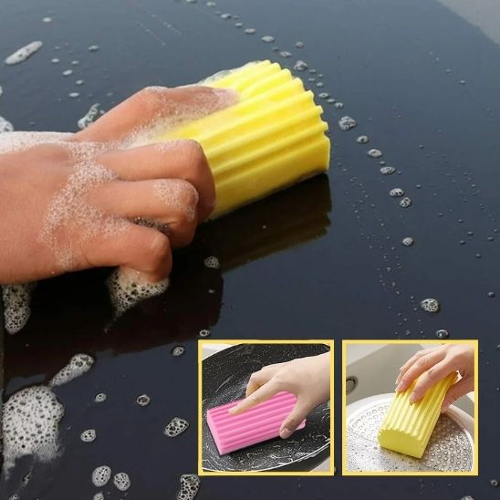 Éponges de Nettoyage Humides Réutilisables 3/6 pièces