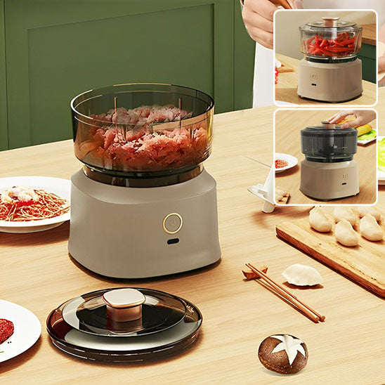 Hachoir à Viande Électrique sans Fil USB, 350ml