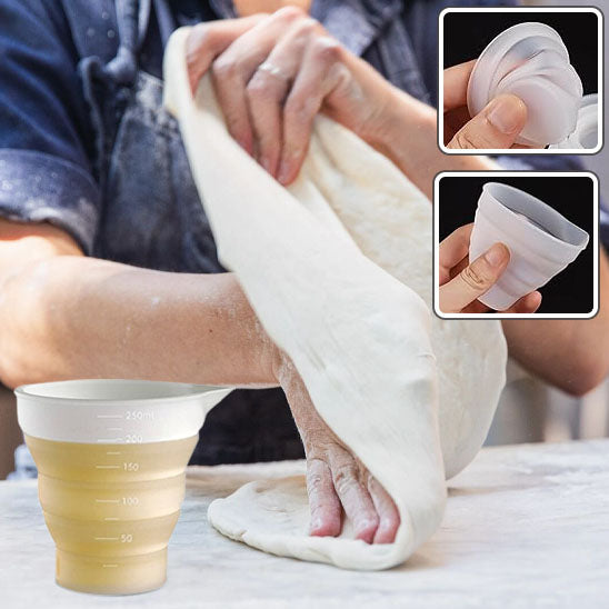 Tasse à Mesurer Pliable en Silicone
