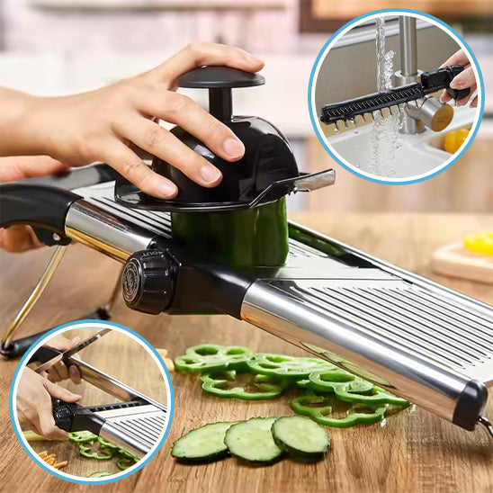 La Mandoline Réglable en Acier Inoxydable