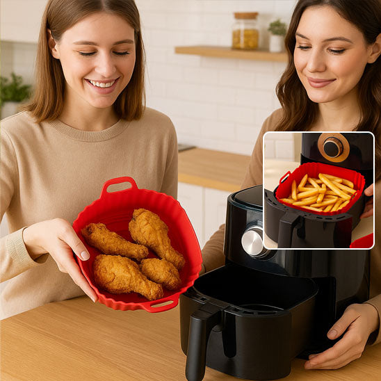 Moule en Silicone Antiadhésif pour Friteuse à Air