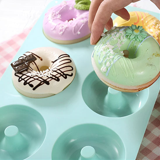 Moule à beignets en Silicone 6 cavités