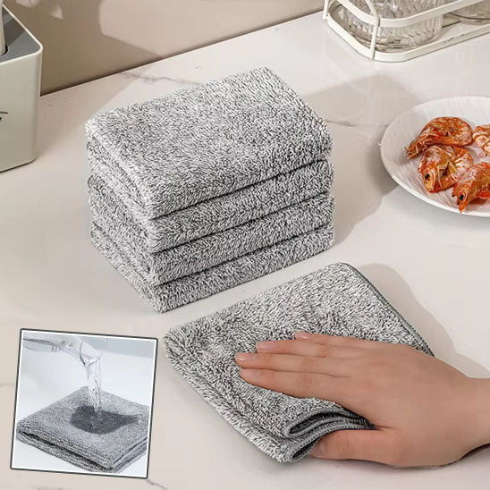 Serviette Absorbante Épaissie de Style Japonais 5 pièces