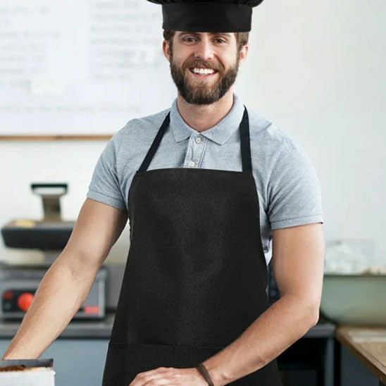 Ensemble Tablier Réglable et Toque de Chef